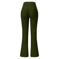 thumbnail image 7 of TAIAOJING Women's Flare Leggings Solid Sport Length Full Casual Pants Flare Leg High Waist Trousers, 7 of 7