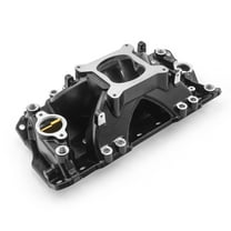 Speedmaster 1-147-084 Compatible with Chevy SBC 350 EFI 1957-95 Inj Ports HiRise Aluminum Intake Manifold [Black]