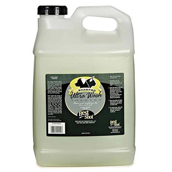 Pet Shampoo Ultra Wash Dog Grooming Bathing Hypoallergenic Natural 2.5 Gallons