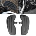 thumbnail image 4 of Aluminum Front Rider Floorboards Foot Pegs Footboard, Strong  Material, Rubber Inlay, Feeler Pegs, Convenient Install, Indian, 4 of 7