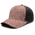 thumbnail image 2 of Leopard Print Baseball Cap Adjustable Size – Stylish Spliced Design Trucker Hat, Dad Hat with Full Print Front & Brim, Breathable Cotton Blend Snapback for Sports, Travel & Daily Wear, 2 of 3