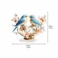 thumbnail image 4 of Spring Decor for Home, Hummingbird Decor, Aesthetic Home Decor, Spring Table Centerpiece, 1Pc 2D Acrylic Handmade Love Birds on Heart Stand Decor 8X8X0.5 Inch for Entryway Table, 4 of 7