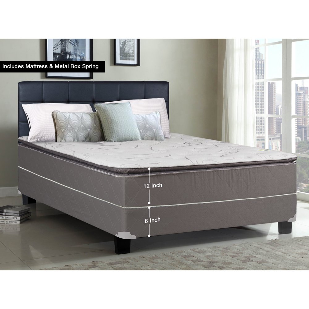 WAYTON, 12inch Fully Assembled Soft Pillow Top Innerspring Mattress