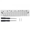 thumbnail image 1 of Peine de armónica con escala cromática de 12 agujeros para HOHNER 270D Original 270 LA12 TOOTS Reed PlateSilver, 1 of 14