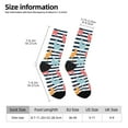thumbnail image 4 of Goofa Colorful Llama Printed Men's Crew Socks, Soft Durable Breathable Moisture-Wicking with Odor Control Cotton socks, 4 of 9