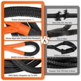 thumbnail image 5 of SPBTAR Kinetic Recovery Tow Rope, 1" x 30FT 50000LBS with Two Soft Shackles Heavy Duty Off Road Snatch Strap, 35% High Elasticity Recovery Strap Kit for Truck, Tractor, Car, ATV, UTV, Jeep, 5 of 9