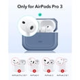 thumbnail image 2 of ESR Protective Case for AirPods Pro 3 (2025) - Full Drop Protection Cover with Lanyard & MagSafe | Compatible with AirPods Pro 3rd Generation Charging Case | Dark Blue, 2 of 9