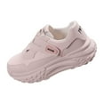 thumbnail image 6 of Women's Shoes Casual Sneakers Thick Soled Durable PU Leather Upper Leisure Sneakers Trainers Shoes Women for Trekking Travel Jogging Camping Pink 35, 6 of 7