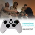 thumbnail image 5 of Soft Anti-Slip Controller Silicone Case, Rubber Protector Skins with White Joystick Caps for Xbox Series S and Xbox Series X Controller, 5 of 5