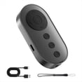 thumbnail image 1 of Obturador Remoto para Cámara Bluetooth con Zoom e Interruptor de Cámara Frontal/Trasera, Control Remoto de Video, Control de Cámara con Selfie., 1 of 8
