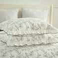 thumbnail image 6 of 3-Piece 100% Cotton Oversized Bedspread Set Coverlet Set Lightweight Quilt Set BY320, 6 of 10