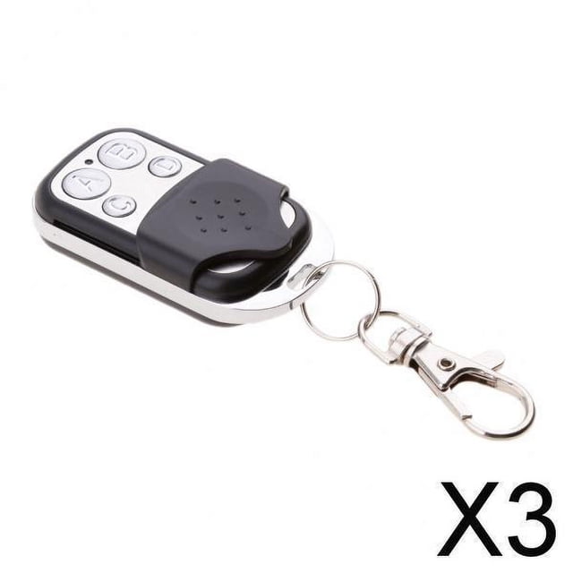 Paquete de 3-6 cubiertas deslizantes para puerta eléctrica, alarma, puerta de garaje, Control remoto inalámbrico 3 piezas