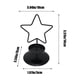 thumbnail image 3 of Portavelas Navideos, Decoracin De Mesa Con Forma De Ciervo, Pequeos Candelabros De Hierro, Diseo De Copo De Nieve Y Estrella, Artculos Para Fiestas Navideas, Ideas De Regalos Para El, UKHBMC, 3 of 8