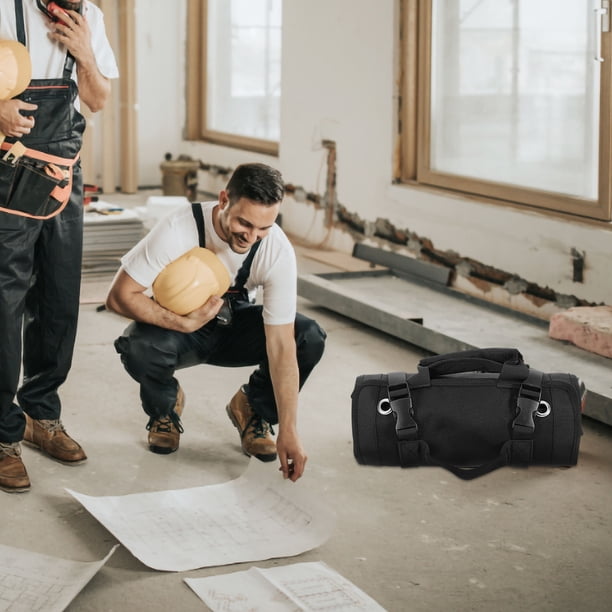Houderco Bolsa De Herramienta De Oxford Con Organizador Enrollable Para Almacenamiento Práctico