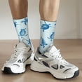 thumbnail image 6 of Cauagu Turtle Print Crew Socks for Women and Men,Adult Athletic Running Socks 1-Pair Sports Socks Work Gear Socks with Moisture Wicking, 6 of 6