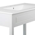 thumbnail image 6 of Sink Vanity Cabinet, White, Wood, Hotel Bedroom Bathroom, Modern Contemporary HB34056, 6 of 9