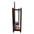 thumbnail image 3 of Carmelli BG2567W Classic Floor Billiard Pool Cue Rack, Antique Walnut, 3 of 5
