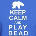 thumbnail image 3 of CafePress - Keep Calm And Play Dead Dark T Shirt - Men's Classic Graphic Cotton T-Shirt, 3 of 4