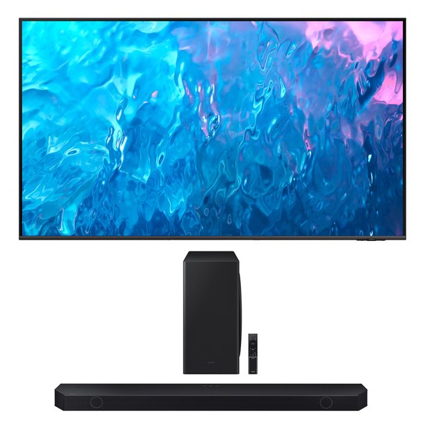 Samsung QN65Q70CAFXZA 65" QLED 4K Quantum HDR Dual LED Smart TV with a