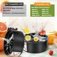 thumbnail image 4 of QT 2X Cross Blades for Magic Bullet 250W New with Gaskets Replacement Blender Part …, 4 of 8
