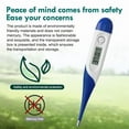 thumbnail image 6 of Digital Thermometer for Adults and Kids, Oral Thermometer for Fever Rectal Underarm Thermometer for Babies with Fever Alarm Medical Thermometer with C/F Switchable, 6 of 9