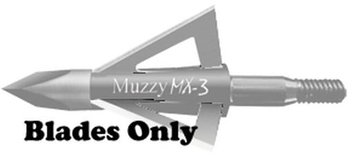 NEW Muzzy MX-3-3 Blade 100 Grain Broadhead 3 pack 225-MX3-3 