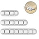 thumbnail image 2 of Clips para cables, organizador de cables, soporte autoadhesivo para cables USB, cables de alimentación, cables para el hogar y la oficina, organizador de cables, 2 of 8