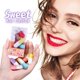 thumbnail image 2 of 12 Color Mini Capsule Lipstick Set Portable Matte Lipstick Waterproof Long Lasting Lip Gloss Mini Lipstick Set Lip Makeup, 2 of 4