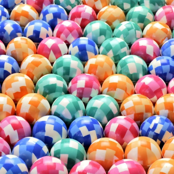 100pcs Bouncy Balls Bulk 27mm 1.06" Color Sport Bouncing Balls Party