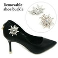 thumbnail image 5 of 1pcs Lady Square Clamp High Heel Wedding Shiny Decorative Clips Charm Buckle Shoe Clip Shoe Decorations GOLD, 5 of 7