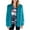 Sky Blue, variant on Honeeladyy Women's Shaggy Faux Fur Outwear Coat Jacket Long Sleeve Warm Winter Black S