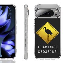 For Google Pixel 10 / 10 Pro Shockproof Phone Case, by OneToughShield - Flamingo