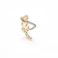 thumbnail image 6 of Surgical Steel Nose Ring Stud 20 Gauge 1/4" L Bend  Tripple Heart Gem, 6 of 8
