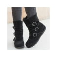 thumbnail image 4 of Fangasis Short Wide Calf Ankle Knit Boots for Womens Girls Winter Warm Anti-Slip Zipper Shoes Indoor\Outdoor, 4 of 7