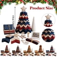 thumbnail image 2 of Diy Christmas Quilted Fabric Tree Kit,Holiday Patchwork Sewing Craft Set for Adult & Beginner,Handmade Tabletop Christmas Tree Holiday Decor Mantel Table Office Display,Gift for Quilting Lovers, 2 of 8