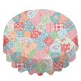 thumbnail image 2 of Pioneer Flower Floral Print Pattern Round Tablecloth 60 X 60 Inch, Wrinkle Resistant Wipeable Table Cloth for Kitchen Dining Picnic Patio Party, 2 of 6