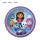 thumbnail image 4 of Gabby casa de muñecas para niños y niñas, suministros de fiesta de cumpleaños, juego de vajilla, globos, platos, servilletas, vasos, decoraciones para fiestas（10pcs 9inch plate, 4 of 5