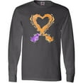 thumbnail image 3 of Inktastic Fire Heart Dragons Long Sleeve T-Shirt, 3 of 5