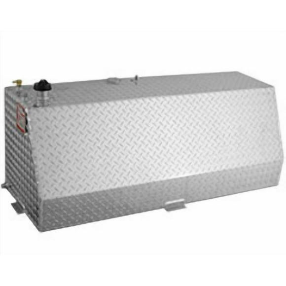 RDS Réservoirs Réservoir de Carburant Auxiliaire 71783 Point Approuvé; Diesel; Capacité de 63 Gallons; Forme en Coin; Motif Diamant; Aluminium