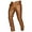 Brown, variant on IYTR Men's Stylish Genuine Leather Pants Biker Motorbike Trousers Cargo Pockets Brown Pants Brown M