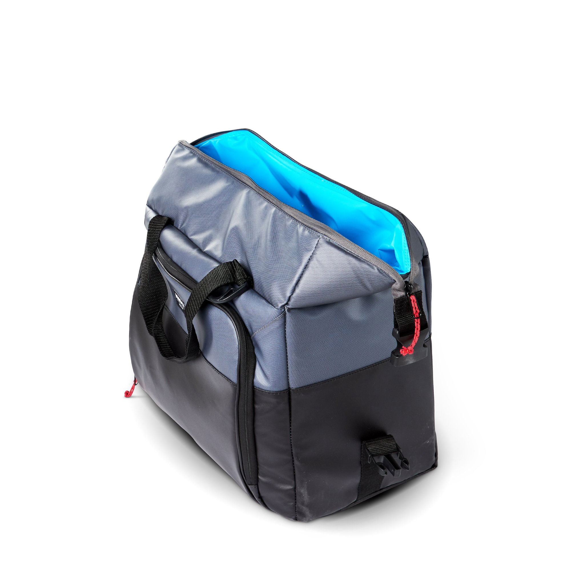 Igloo Durable & Adjustable Insulated Snapdown 36 Can Cooler Bag, Black/Gray