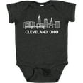 thumbnail image 3 of Inktastic Cleveland Ohio Skyline Boys or Girls Baby Bodysuit, 3 of 5