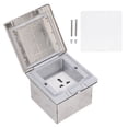 thumbnail image 2 of Recessed Power Socket, Zinc Alloy PC AC250V Floor Power Socket Waterproof  For Offices, 2 of 8