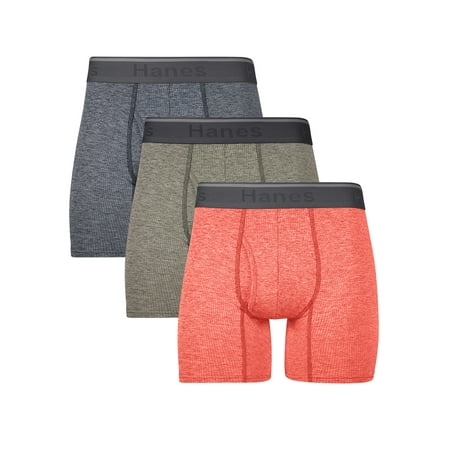 Underwear Boxer Briefs Pack, 3-Pack, Breathable Stretch Mesh