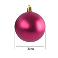 thumbnail image 2 of 24 piezas de adornos de bolas de Navidad inastillables de 3 cm para la decoración de la fiesta de cumpleaños de la boda del árbol de Navidad Zhivalor CPB-SSW181-6, 2 of 5