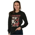 thumbnail image 3 of Kanji Betty Boop Hashtag Flirty XOXO Women's Long Sleeve T Shirt Brisco Brands S, 3 of 6