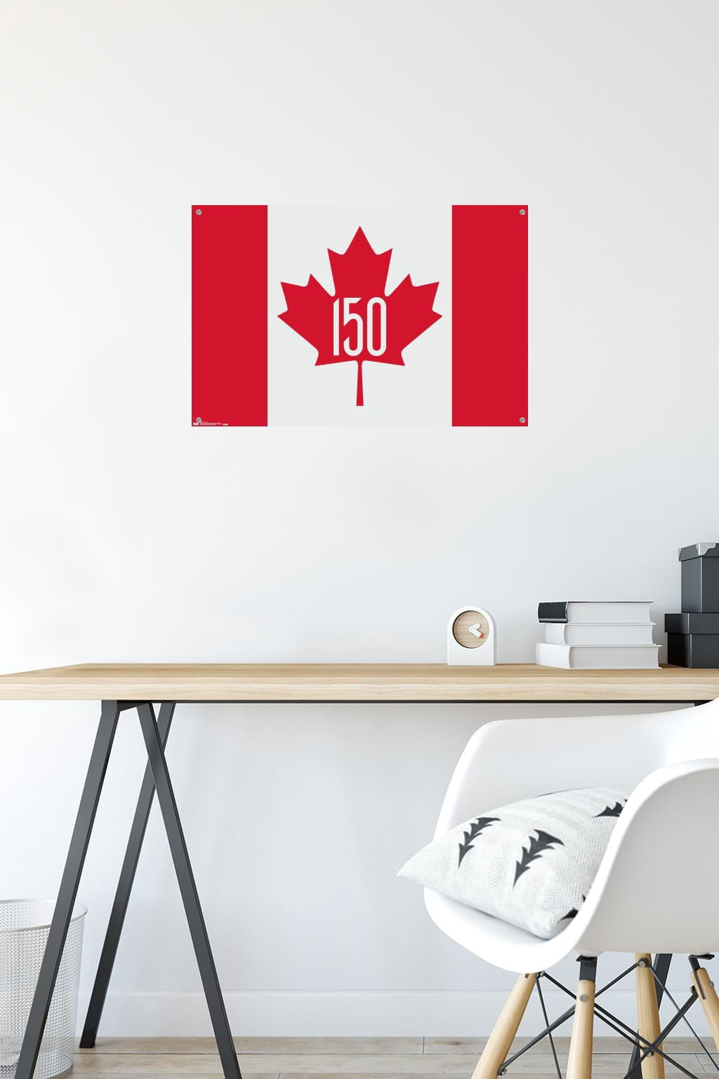 Canada - 150th Anniversary Wall Poster with Push Pins, 14.725" x 22.375"