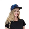 thumbnail image 6 of Hirioo Moonlit Blue Wolf for Baseball Cap Men Cap Flat Brim for Men Women Teens Adjustable Baseball Cap, 6 of 7
