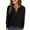 *Black, variant on ClodeEU Womens Henley Sweater Tops,Solid Color Button V-neck,Casual Pullover Long Sleeved Top Black,Womens Plus L