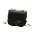 thumbnail image 4 of Mini bolso de hombro de PU de moda para mujer, bolso de viaje ultraligero, bolso para pintalabios Negro, 4 of 9